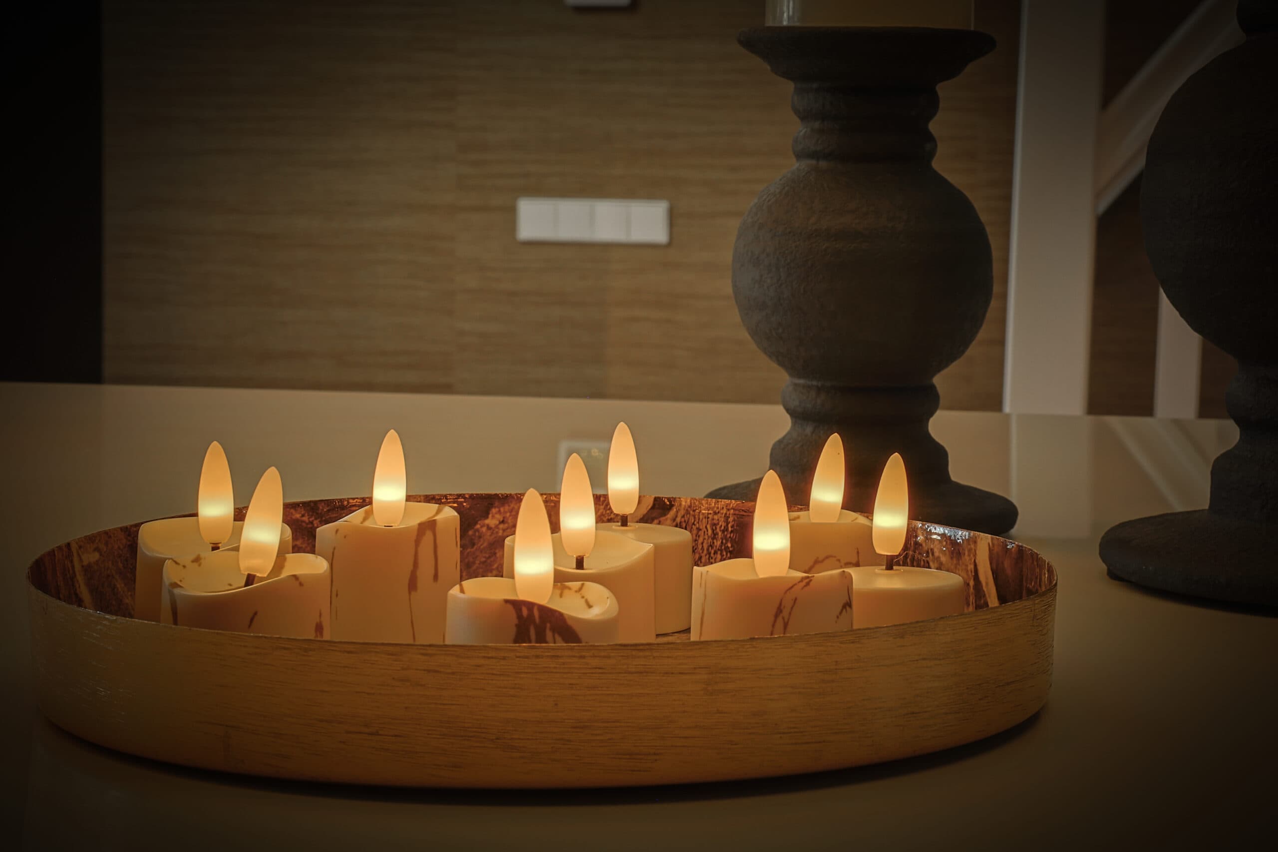 3D oplaadbare LED-Waxine/theelichtjes 175 uur - met Afstandsbediening - 6 stuks - timerfunctie – afbeelding 6