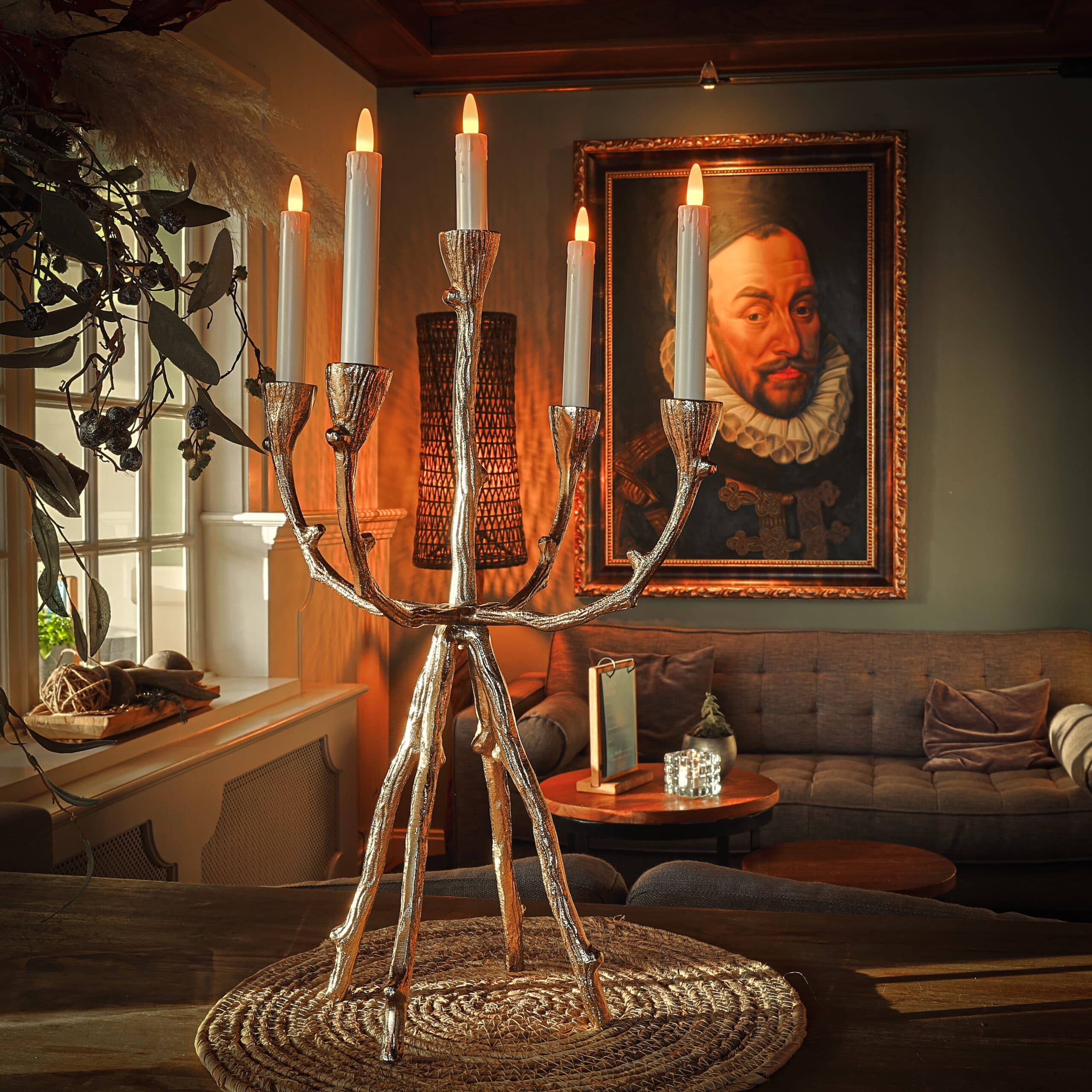 LED dinerkaars oplaadbaar 150 mm 58 uur warm wit 6 stuks met afstandsbediening – afbeelding 2