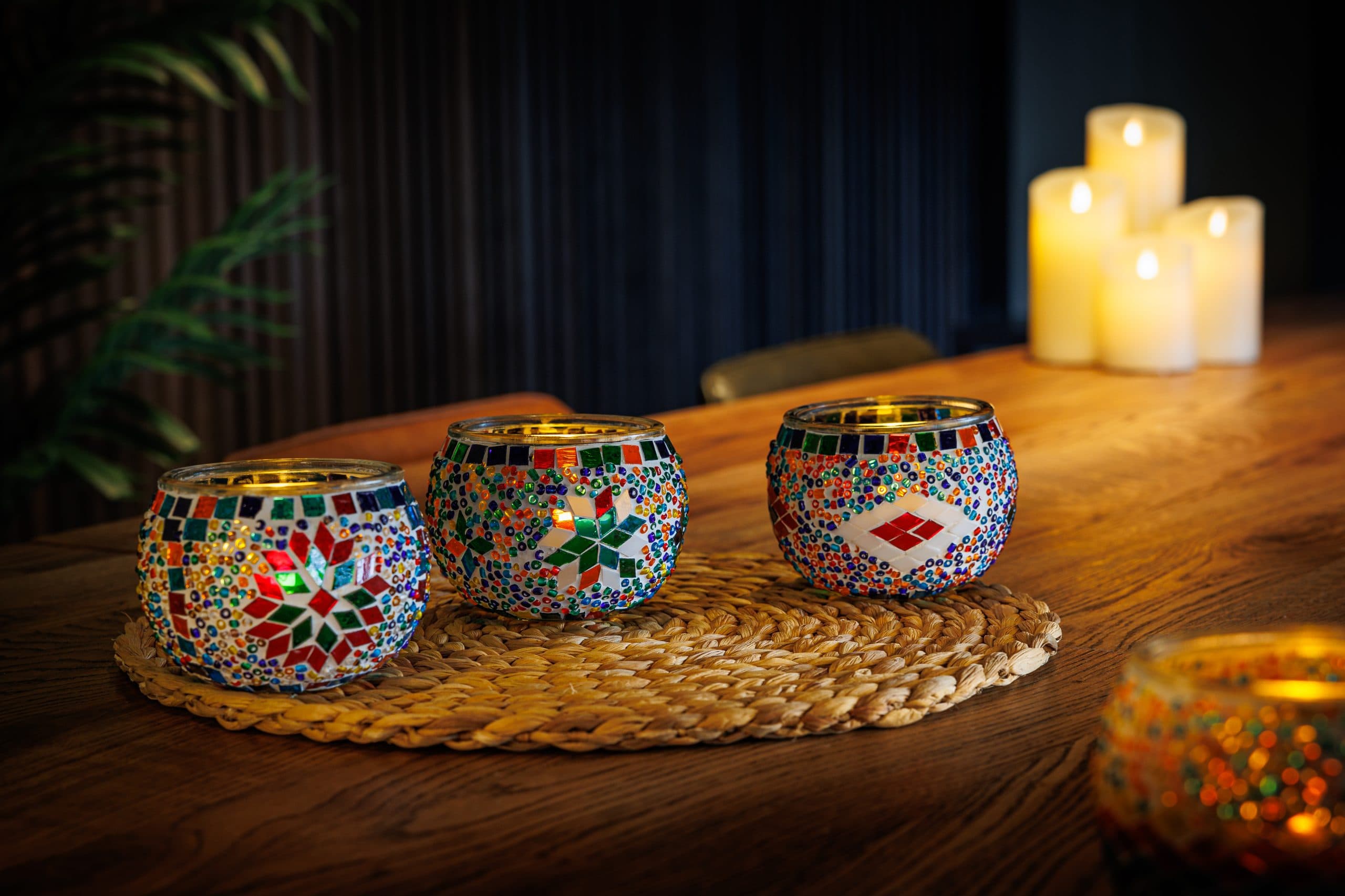 Theelichthouder cheerful 9 CM DORSETTO – afbeelding 3