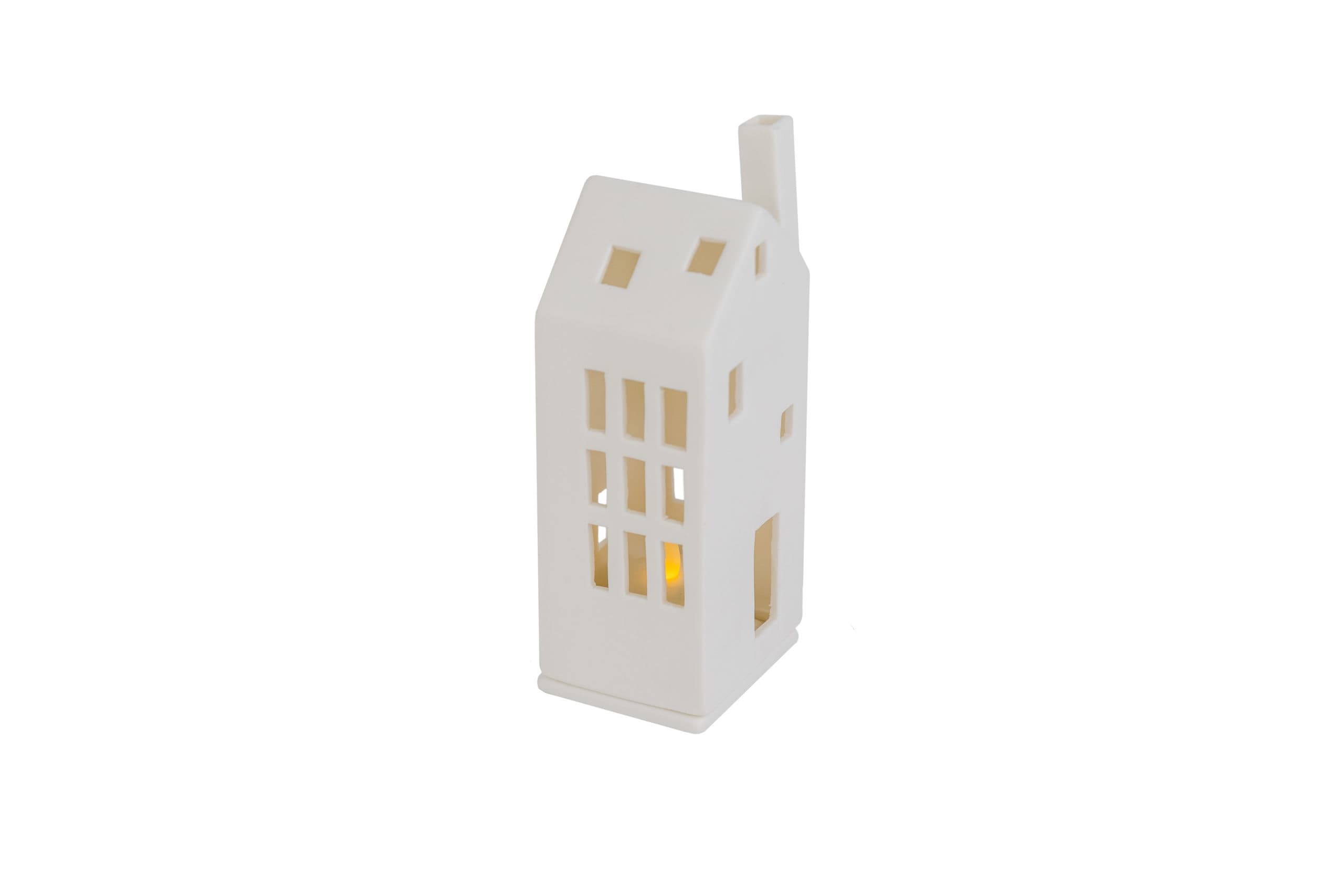 Keramiek theelicht/waxine huis DORSETTO – afbeelding 3