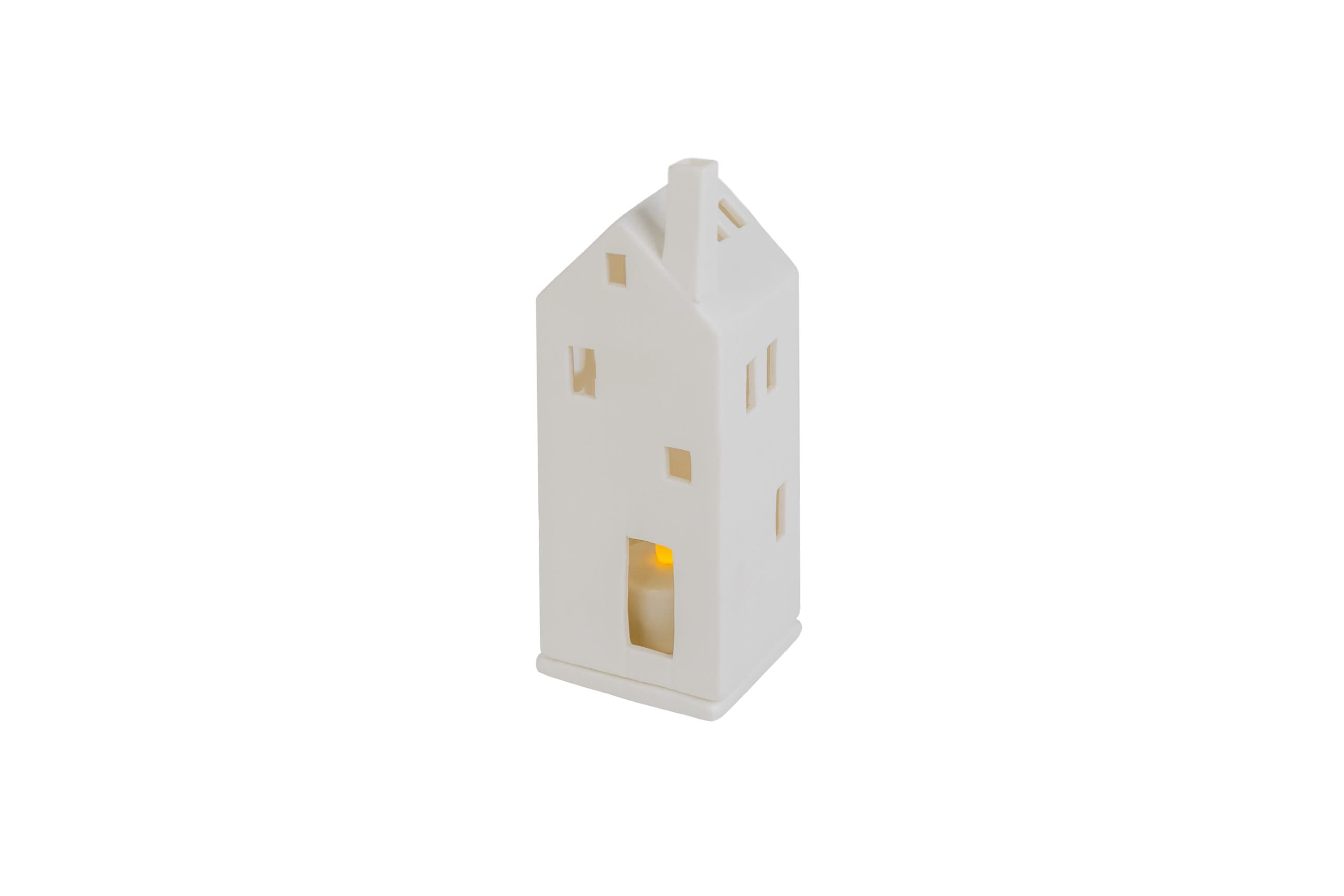 Keramiek theelicht/waxine huis DORSETTO – afbeelding 6