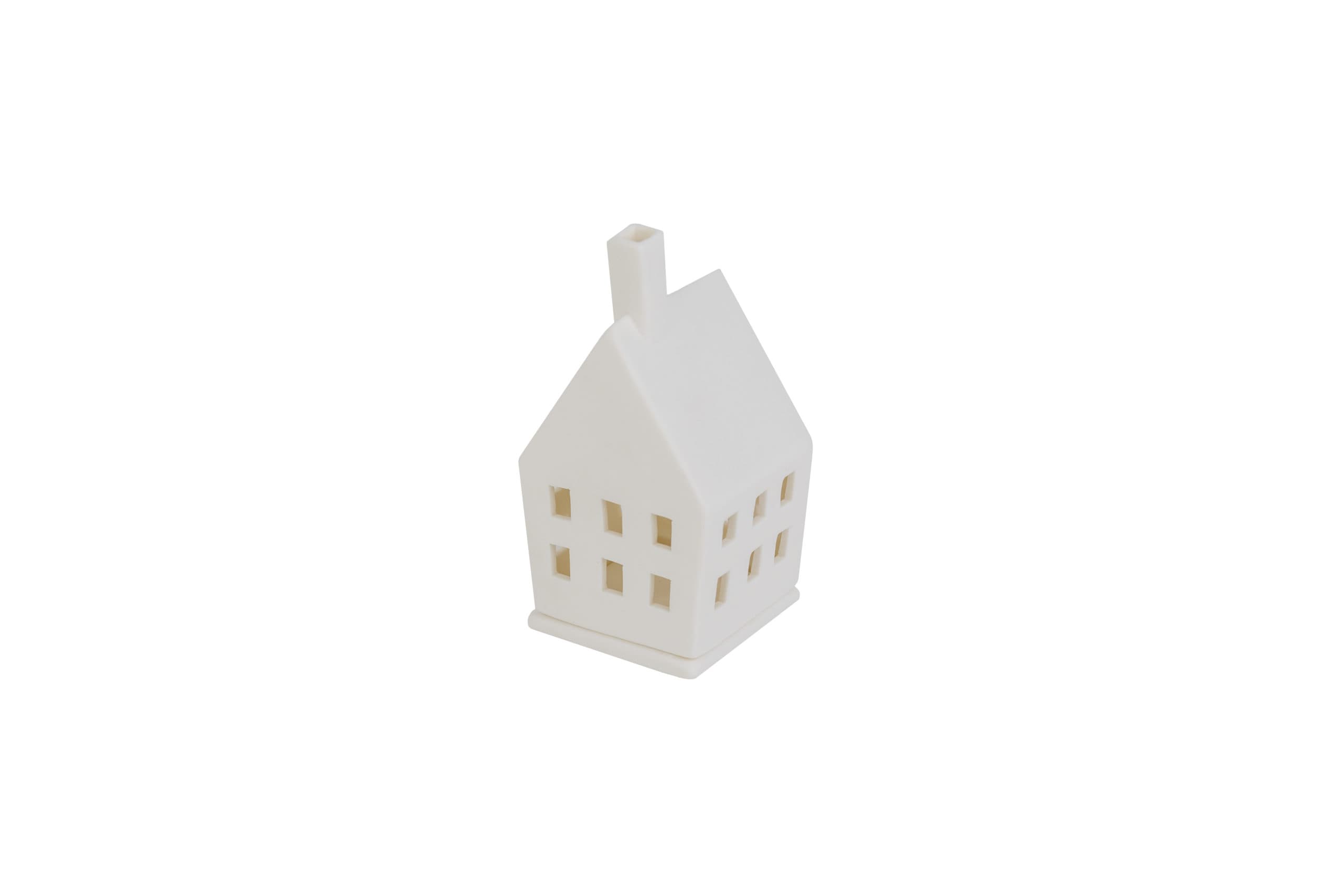 Keramiek theelichthuis mat wit DORSETTO – afbeelding 6