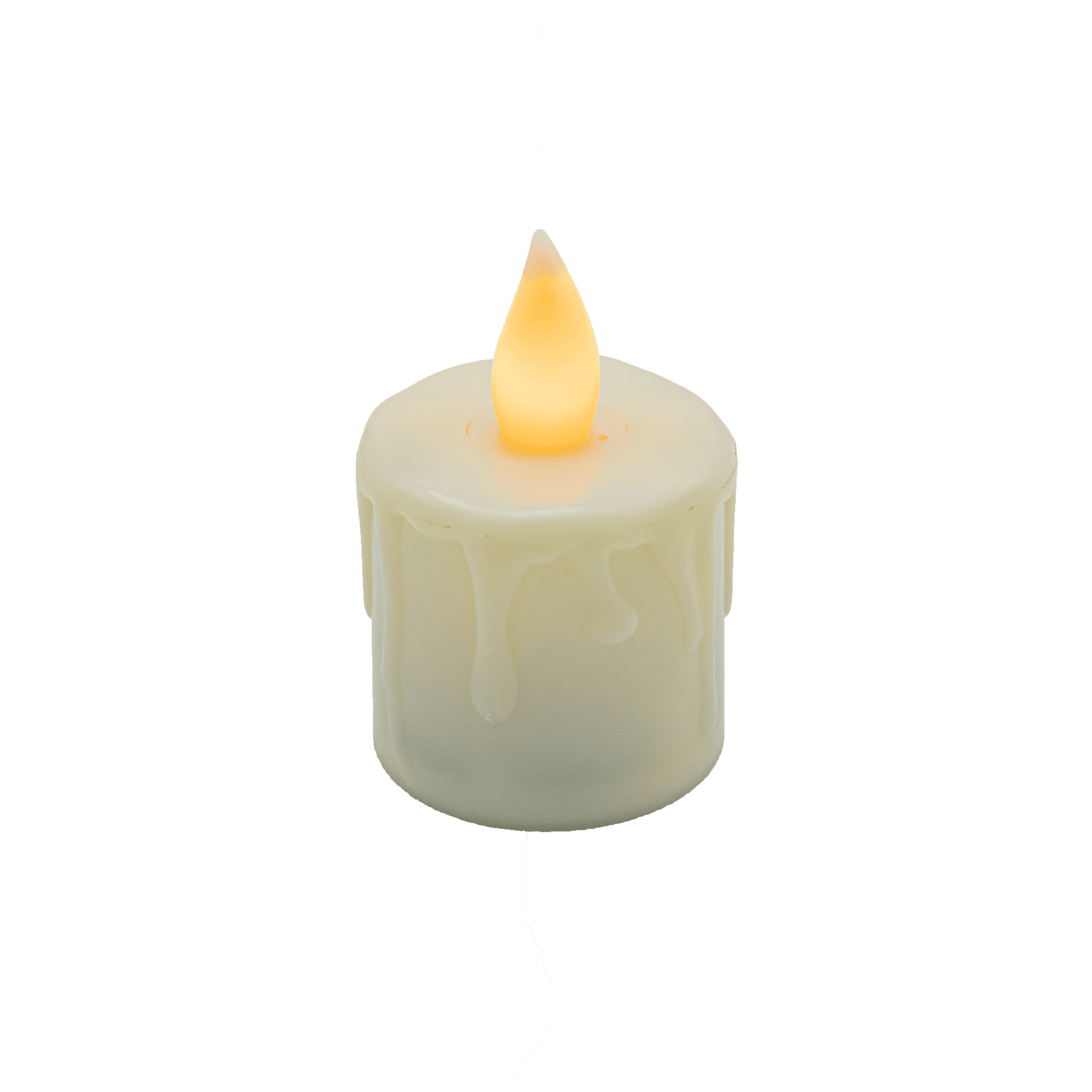 LED theelichtjes met kaarsvet look warm wit LOS DORSETTO – afbeelding 1