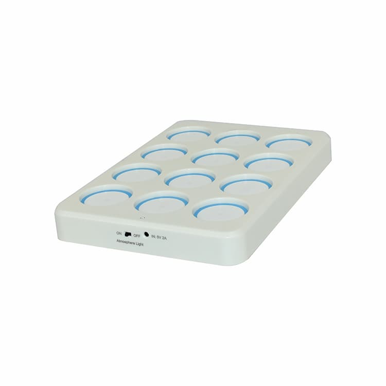 LED waxinelichtje met schuifje onderop oplaadbaar warm wit LOS – afbeelding 2