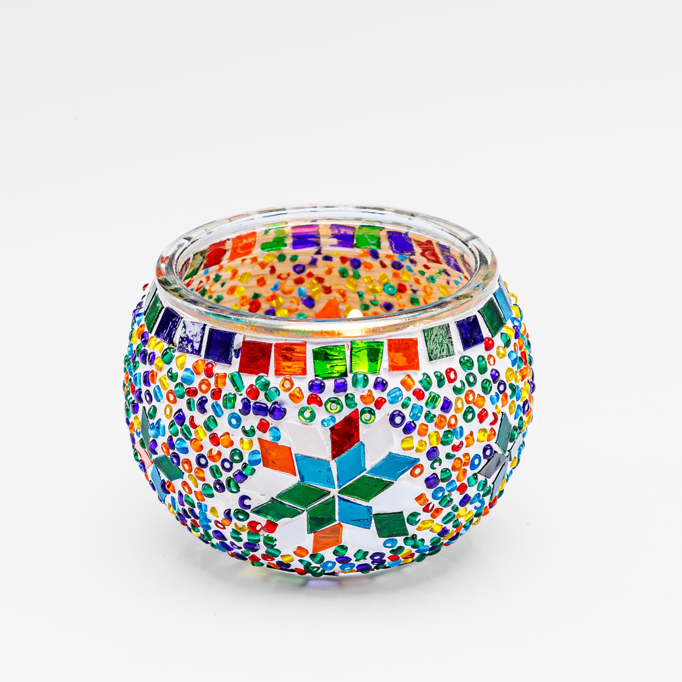 Waxinelichthouder 9 CM Dorsetto rainbown – afbeelding 1