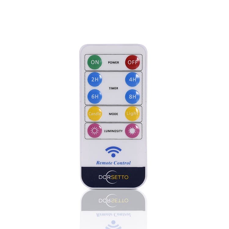 DORSETTO afstandsbediening wit voor led wax kaarsen – afbeelding 1