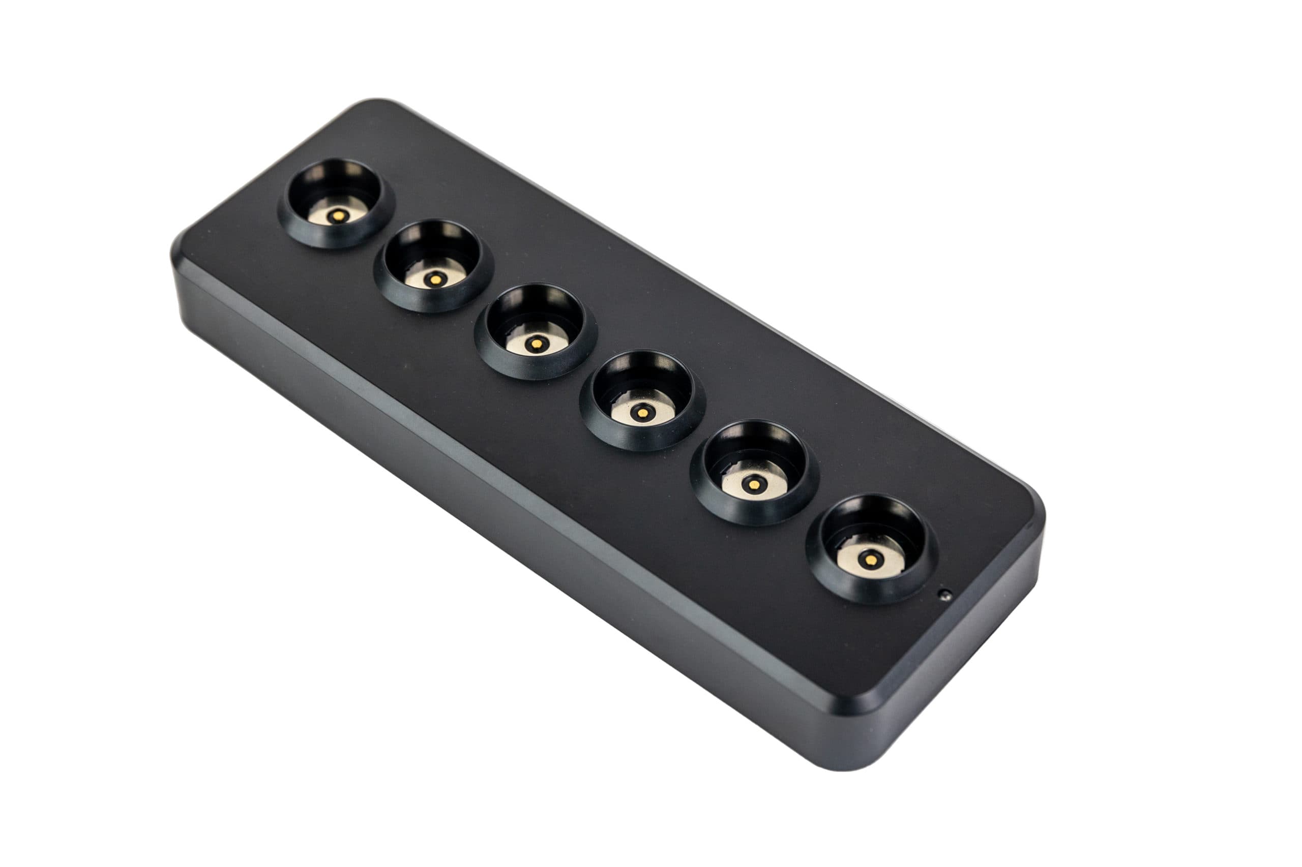 Oplaadstation zwart magnetisch DORSETTO voor (6 dinerkaarsen)