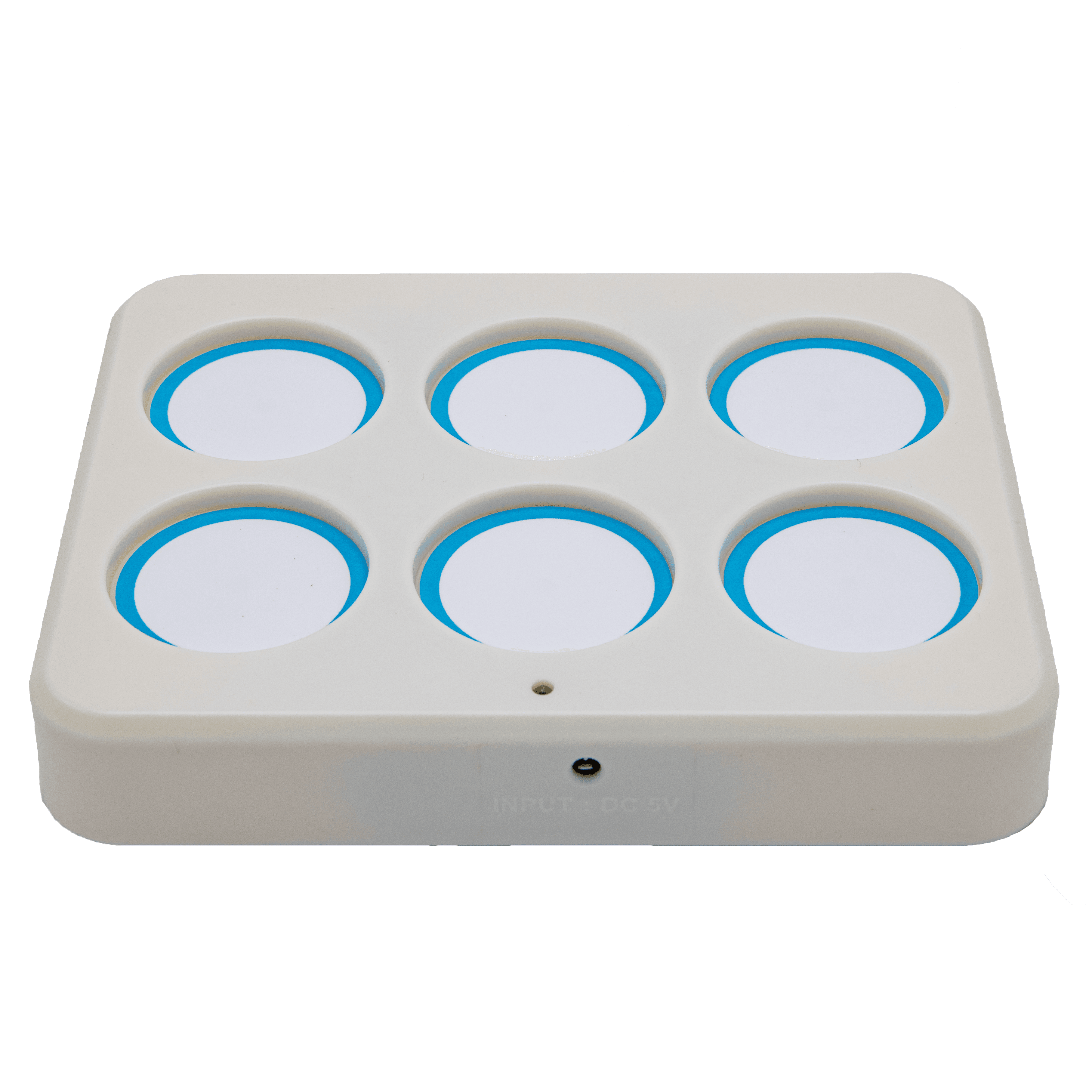 Oplaadstation inductie DORSETTO (voor 6 LED theelichtjes)