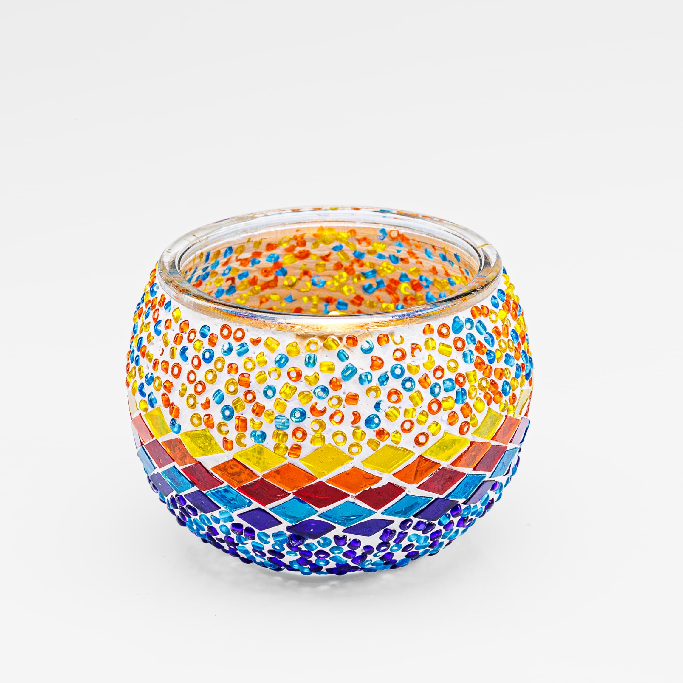 Theelichthouder 3 colormix 9 CM Dorsetto